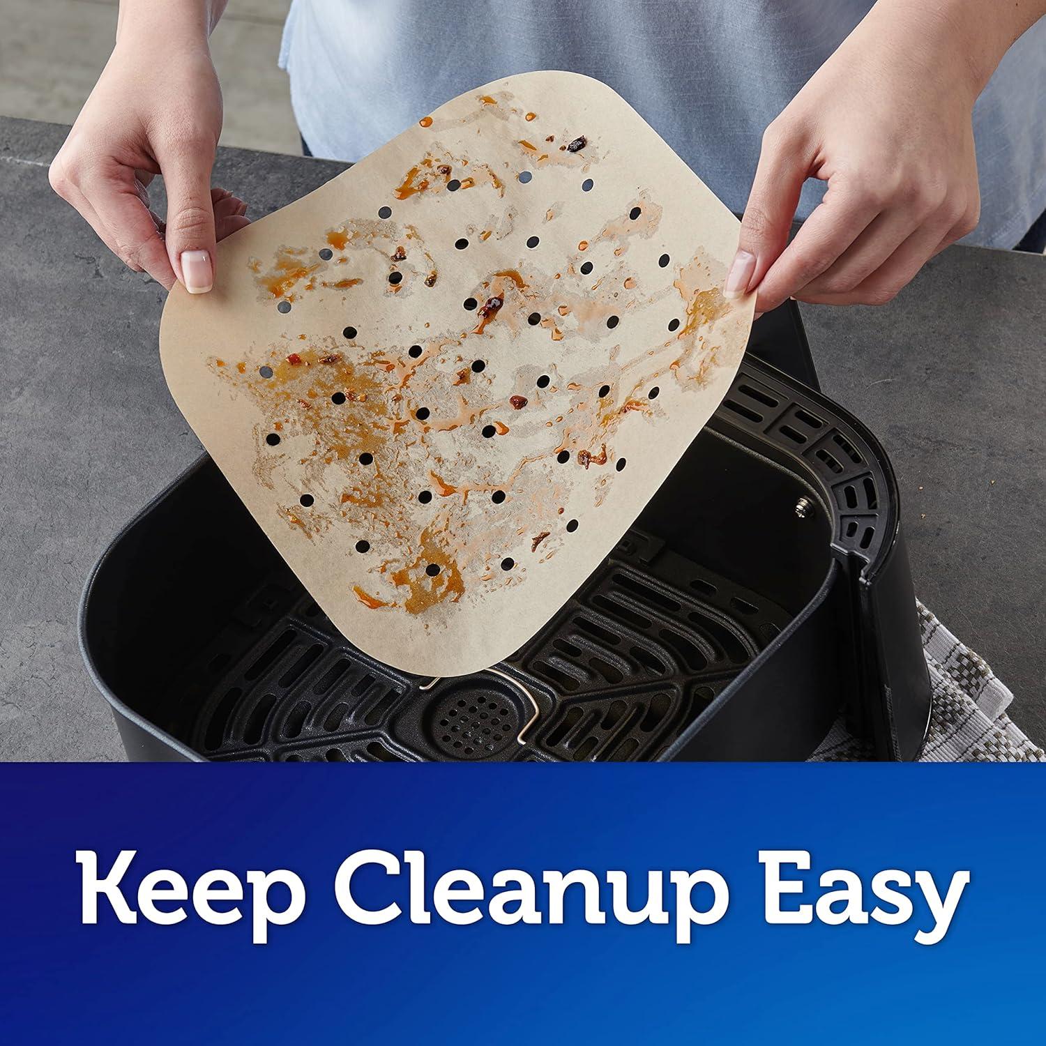 image:imageReynolds Kitchens Air Fryer Liners Disposable Unbleached Parchment Paper Sheets 50 CountAir Fryer Liners