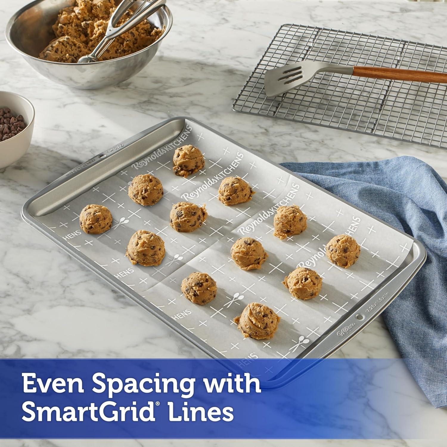 image:imageReynolds Kitchens Air Fryer Liners Disposable Unbleached Parchment Paper Sheets 50 CountBaking Sheets