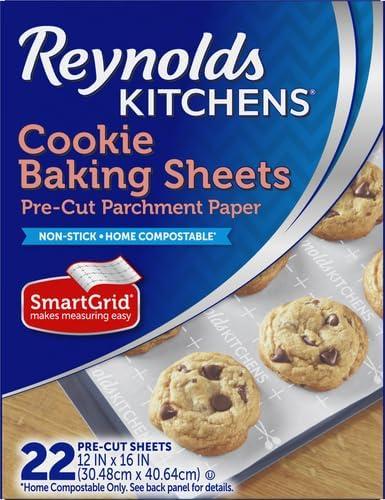 image:imageReynolds Kitchens Air Fryer Liners Disposable Unbleached Parchment Paper Sheets 50 CountBaking Sheets