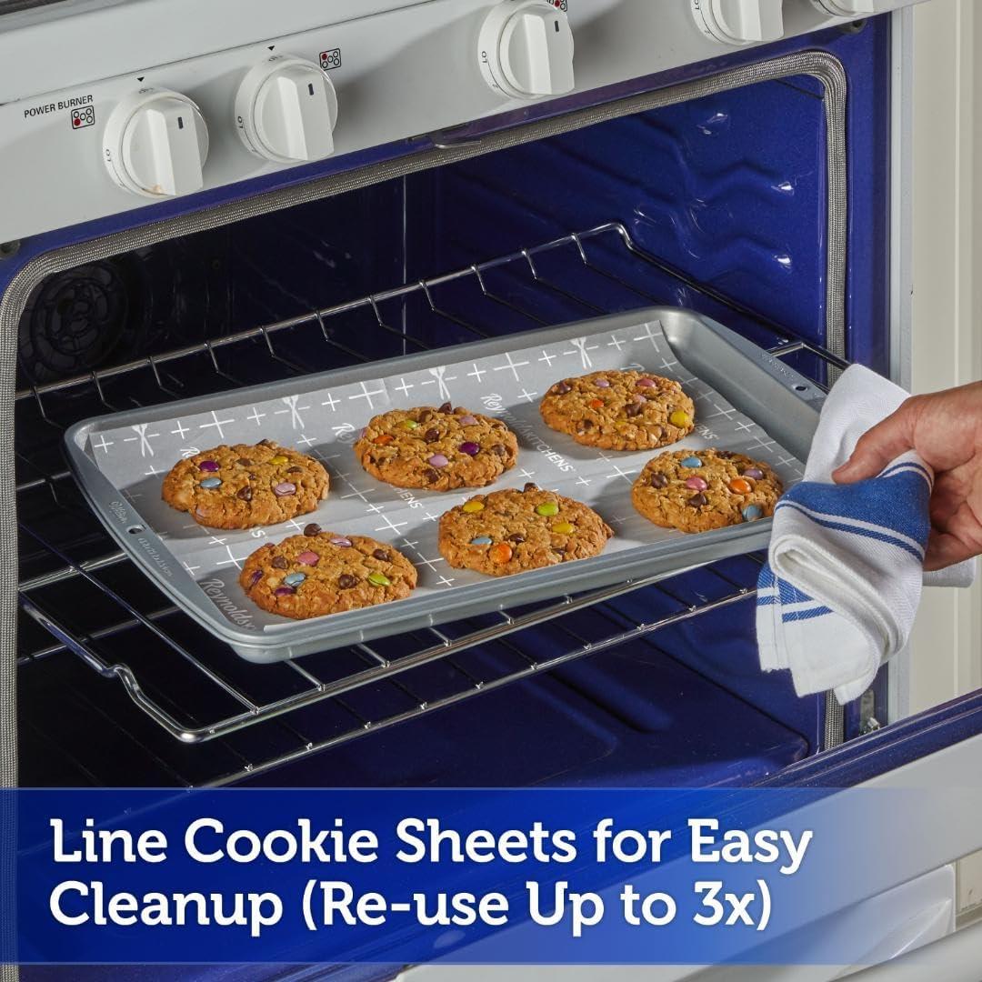 image:imageReynolds Kitchens Air Fryer Liners Disposable Unbleached Parchment Paper Sheets 50 CountBaking Sheets