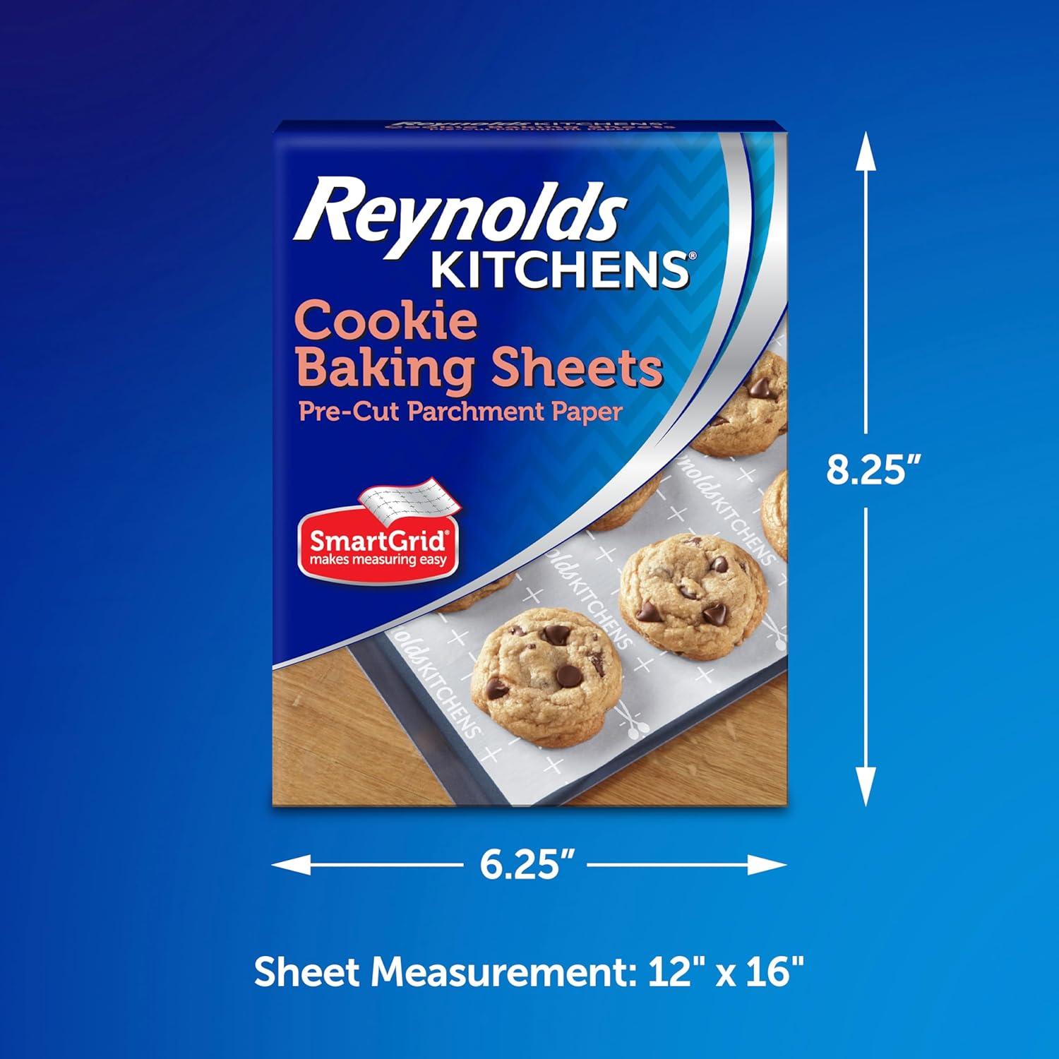 image:imageReynolds Kitchens Air Fryer Liners Disposable Unbleached Parchment Paper Sheets 50 CountBaking Sheets