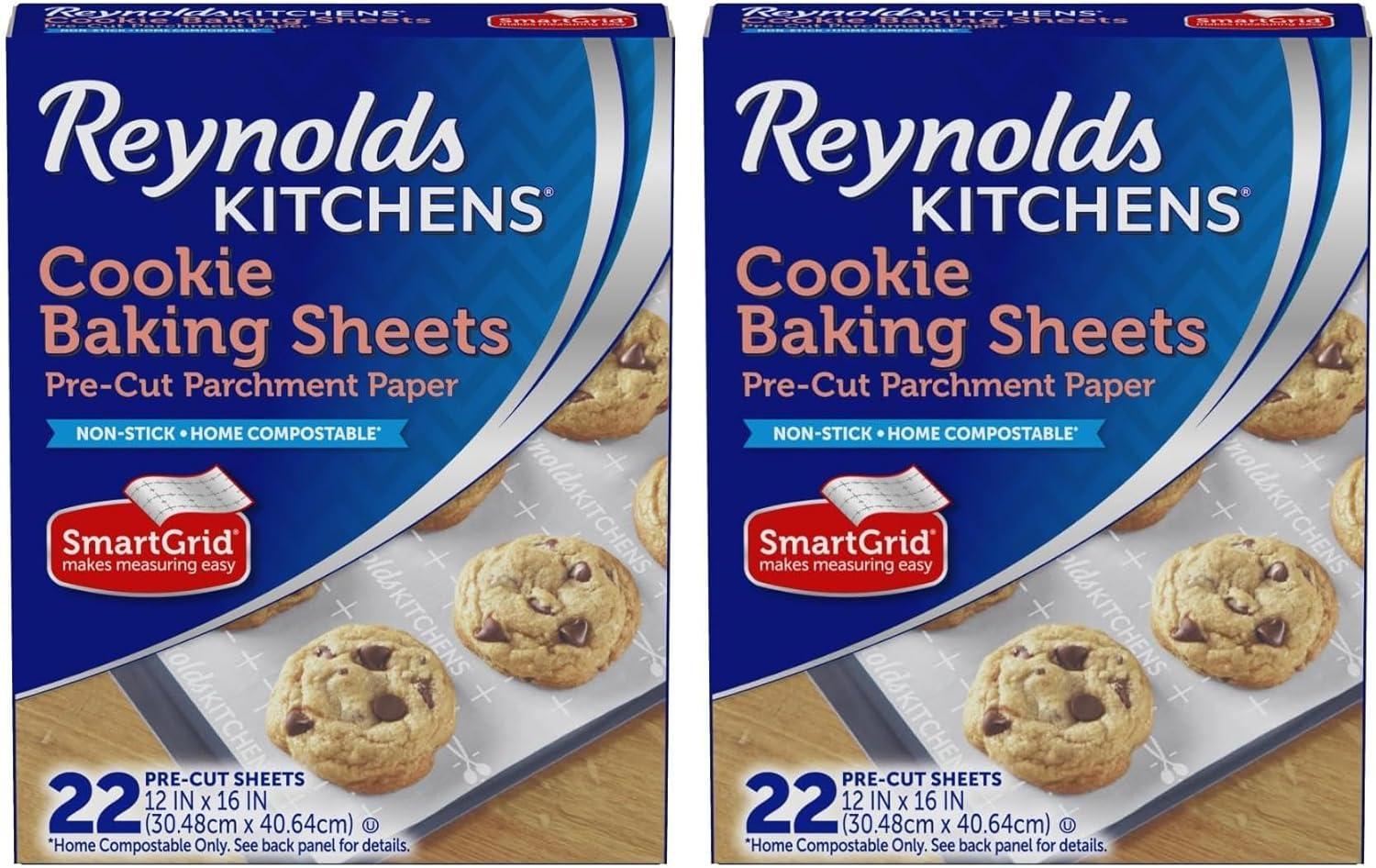 image:imageReynolds Kitchens Air Fryer Liners Disposable Unbleached Parchment Paper Sheets 50 CountBaking Sheets