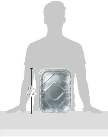 image:imageReynolds Kitchens Aluminum Pans with Lids Blue 13x9 Inch 2 Count