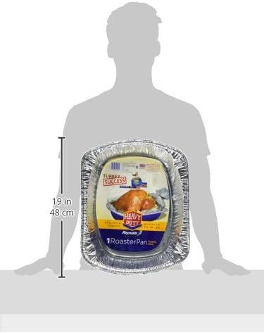 image:imageReynolds Kitchens Heavy Duty Aluminum Pans for Roasting 16 x 13 Inch 1 Count1 CT