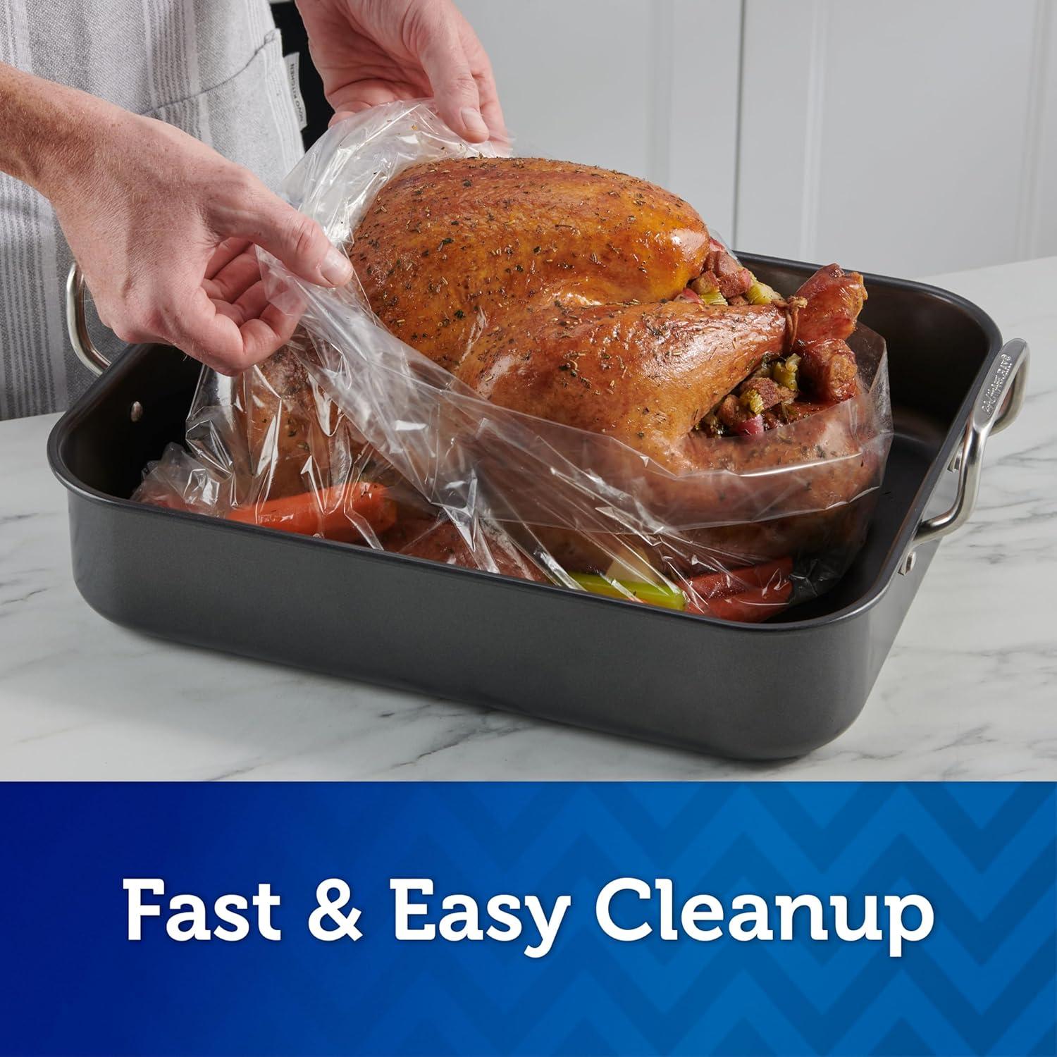 image:imageReynolds Kitchens Large Oven Bags 5 Count Pack of 12Turkey Size 8 to 24 lbs