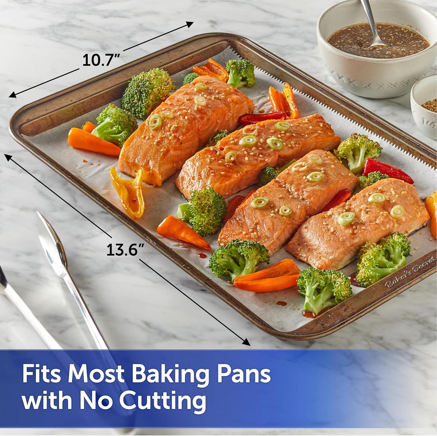 image:imageReynolds Kitchens Parchment Cooking Bags Family Size NonStick Parchment Cooking Bags for the Oven and Microwave OvenSafe up to 425 Degrees Great for Quick Family Meals NoMess Cleanup 5 PackPopUp Sheets