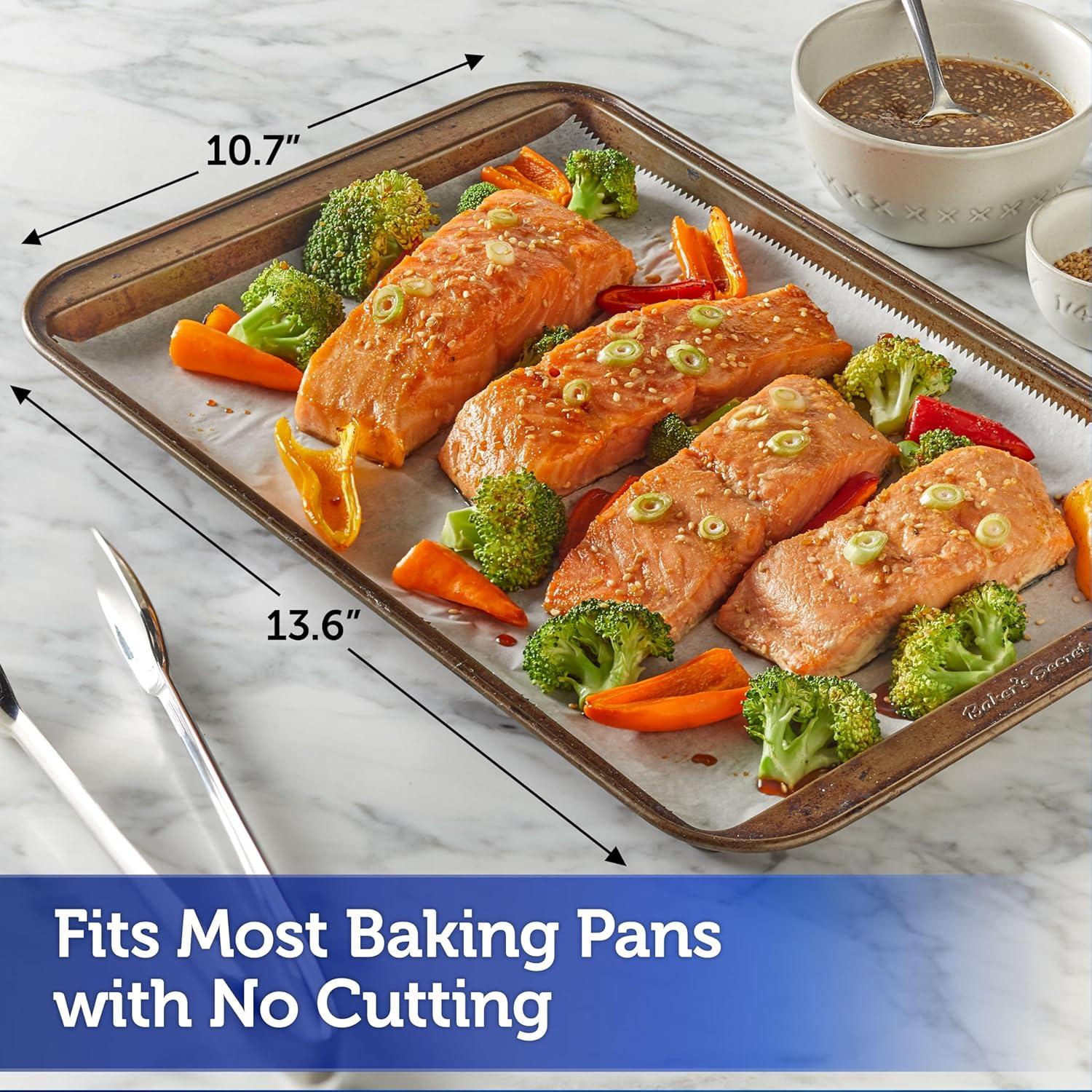 image:imageReynolds Kitchens Parchment Cooking Bags Family Size NonStick Parchment Cooking Bags for the Oven and Microwave OvenSafe up to 425 Degrees Great for Quick Family Meals NoMess Cleanup 5 PackPopUp Sheets
