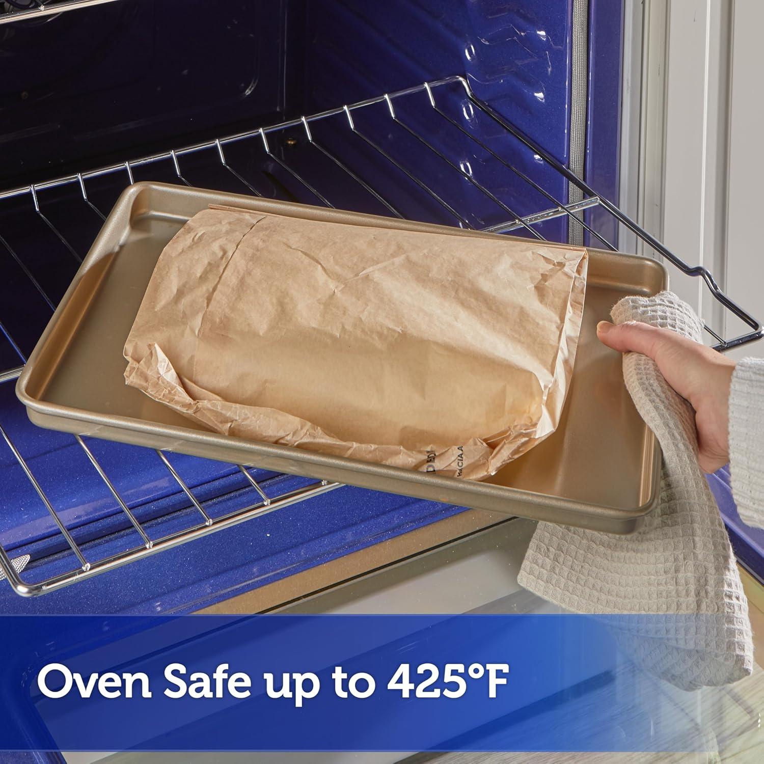 image:imageReynolds Kitchens Parchment Cooking Bags Family Size NonStick Parchment Cooking Bags for the Oven and Microwave OvenSafe up to 425 Degrees Great for Quick Family Meals NoMess Cleanup 5 PackCooking Bags