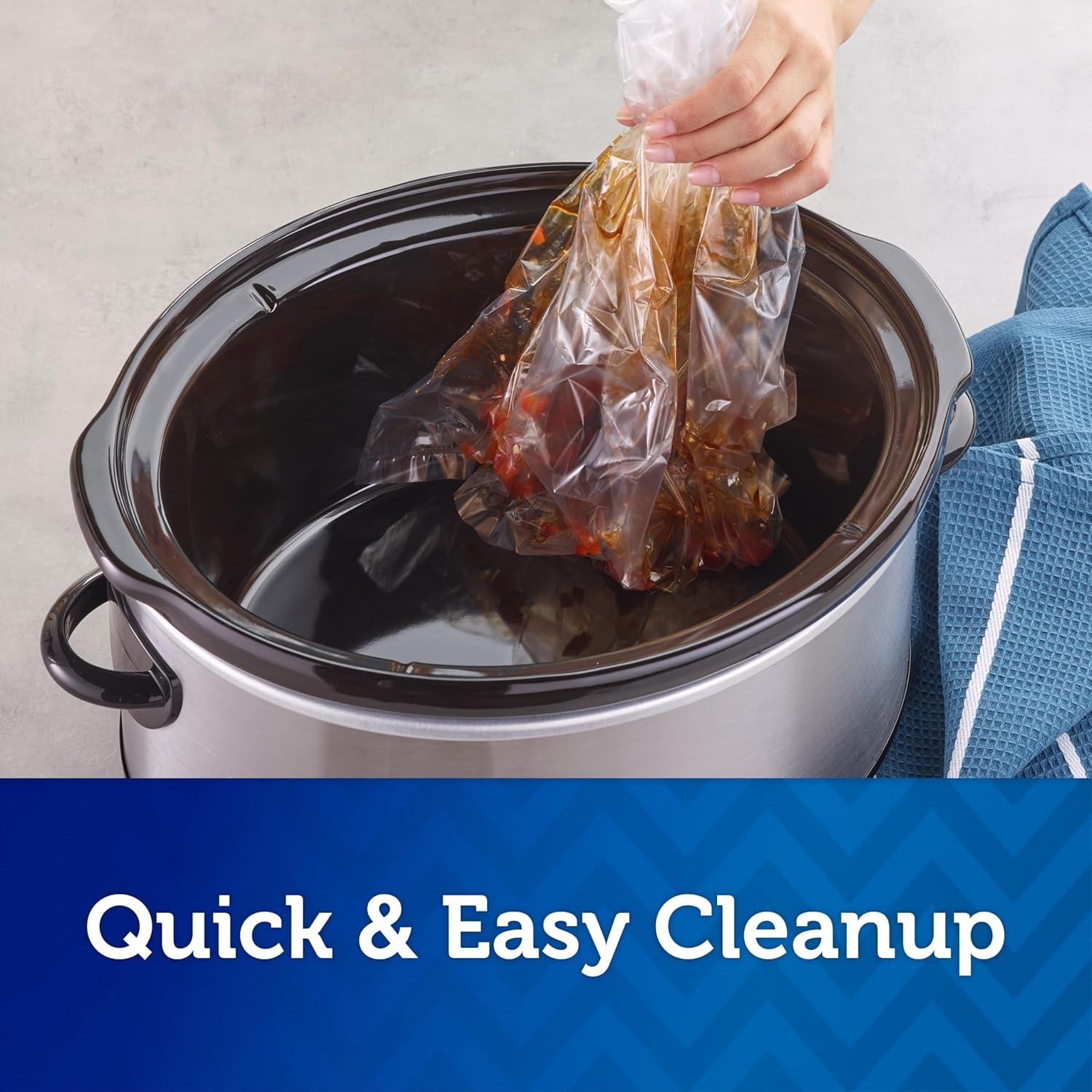 image:imageReynolds Kitchens Slow Cooker Liners Regular Fits 38 Quarts 4 Count Pack of 12 48 Total4 Count Pack of 12