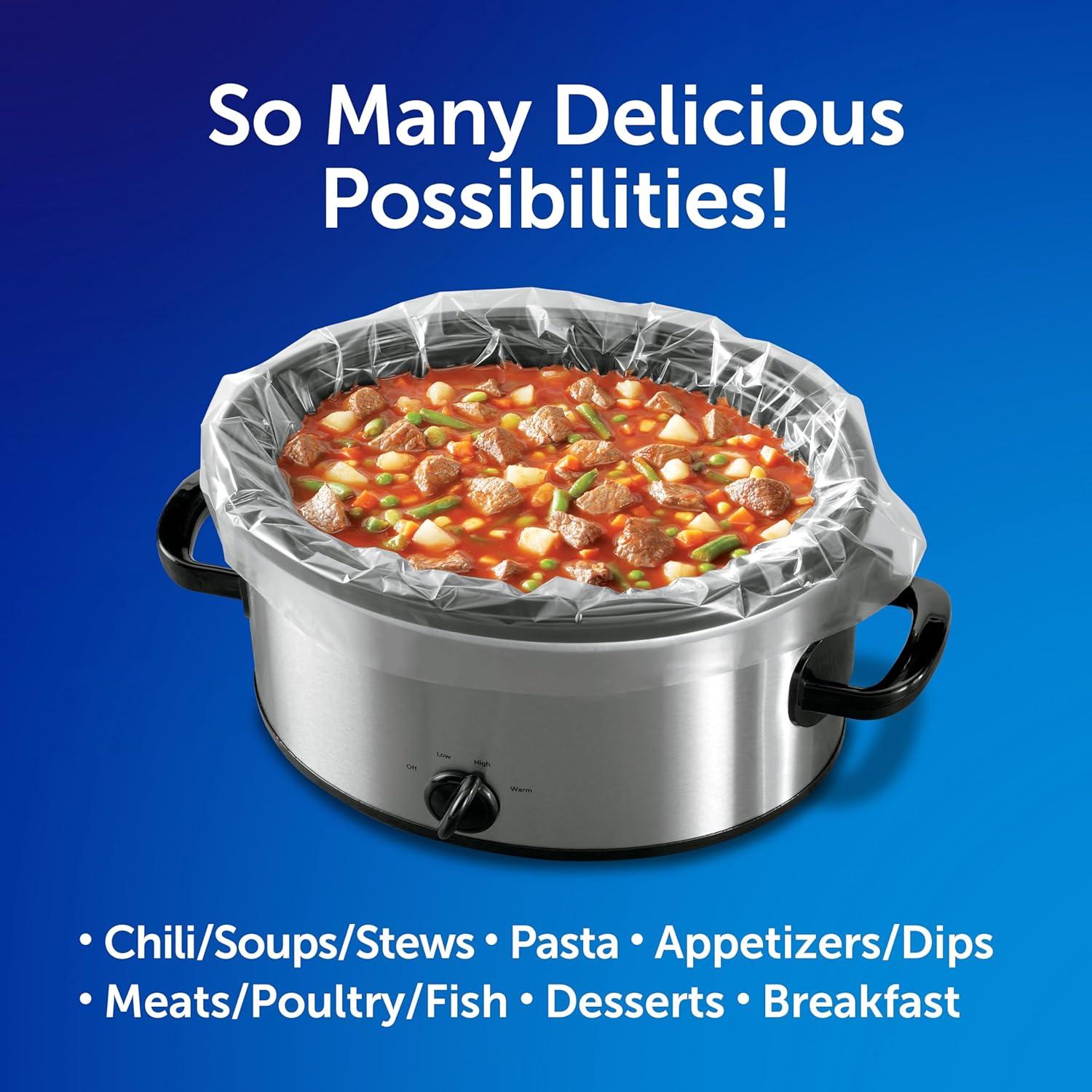 image:imageReynolds Kitchens Slow Cooker Liners Regular Fits 38 Quarts 4 Count Pack of 12 48 Total5 Count
