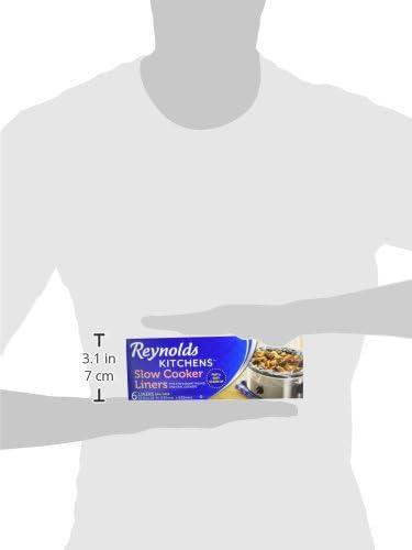 image:imageReynolds Kitchens Slow Cooker Liners Regular Fits 38 Quarts 4 Count Pack of 12 48 Total6 Count Pack of 2