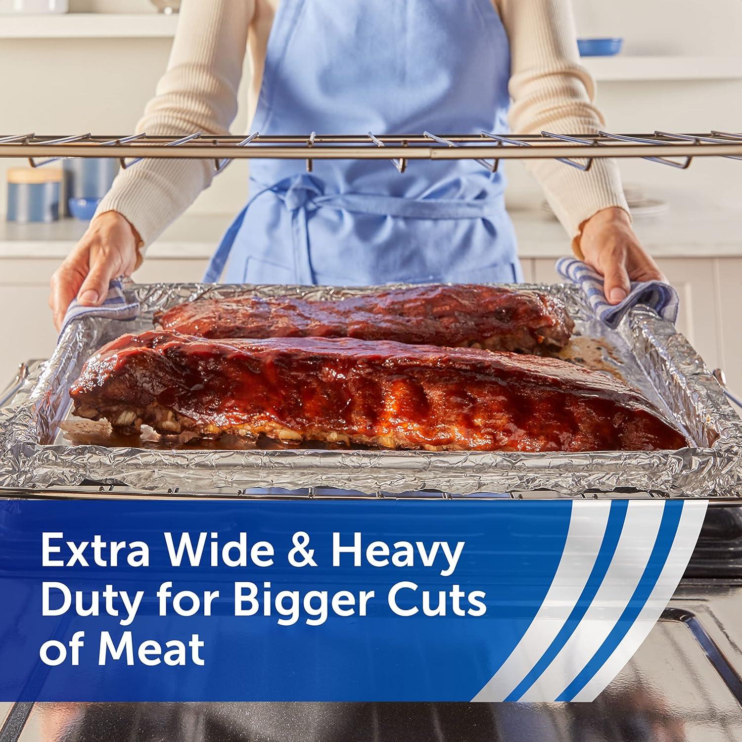 image:imageReynolds Wrap Heavy Duty Aluminum Foil Heavy Duty Foil Aluminum Roll Thick Foil for Added Strength With Easy Open and Close Secure Tab Extra Wide 375 Sq Ft375 Sq Ft