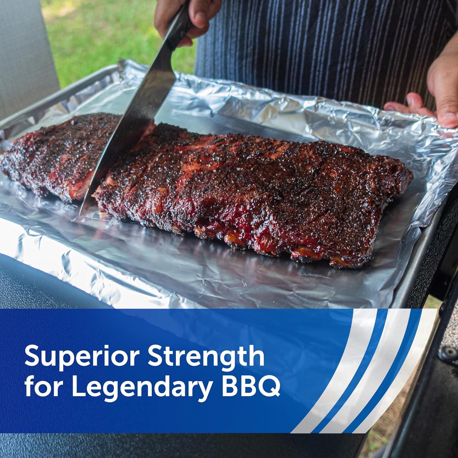 image:imageReynolds Wrap Pitmasters Choice Extra Thick Foil for Grilling 18 Inch Grill Foil Withstands High Heat Extra Wide 375 Total Sq Ft375 Sq Ft