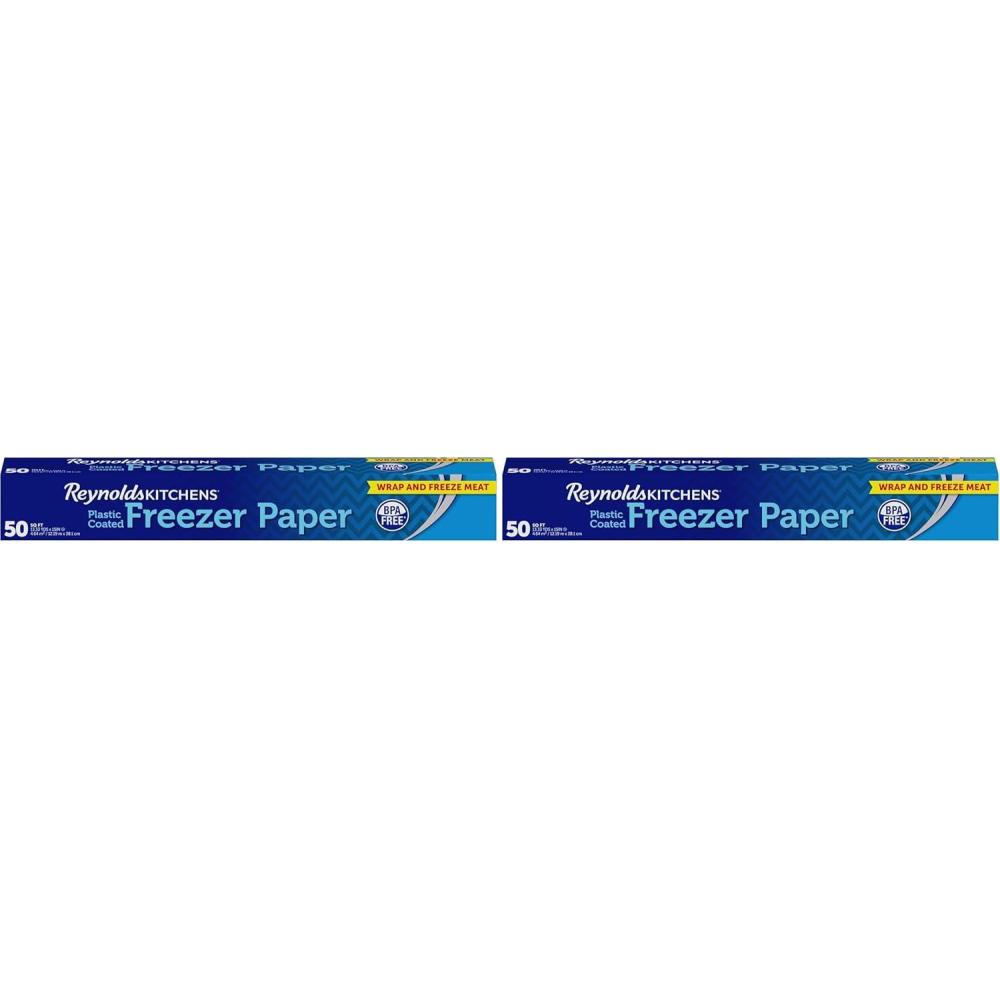 image:imageReynolds Kitchens PlasticCoated Freezer Paper 50 Square Foot Roll50 Sq Ft Freezer Paper 2 Count