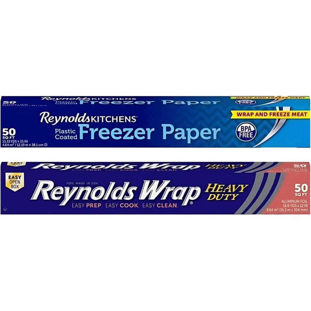 image:imageReynolds Kitchens PlasticCoated Freezer Paper 50 Square Foot Roll50 Sq Ft Heavy Duty Variety Pack 1 Count