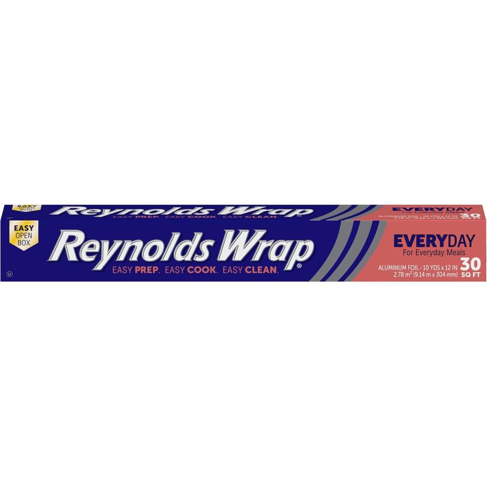 image:imageReynolds Wrap Fun Foil Embossed Aluminum Foil Roll Features a LimitedEdition Holiday Pattern for Wrapping Food Gifts and Covering Holiday Dishes 833 Yards X 12 Inches 25 Sq Ft30 Sq Ft