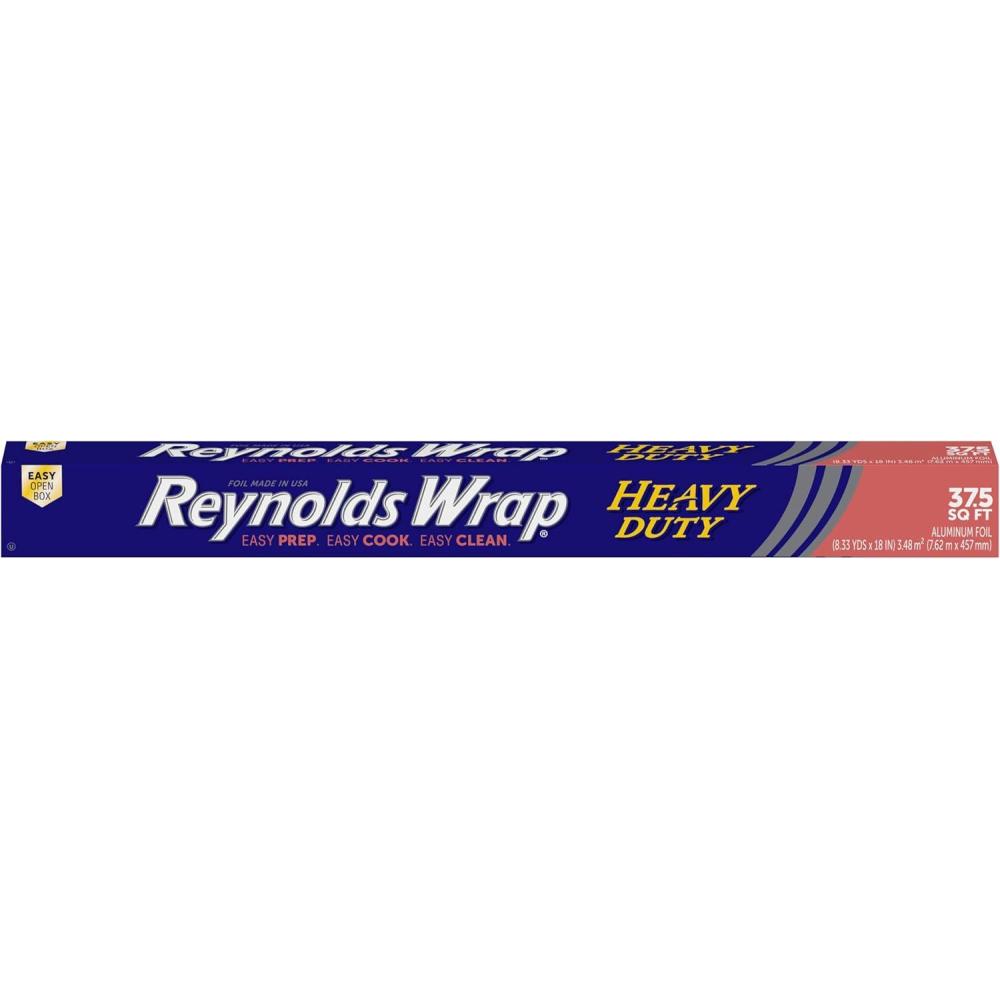 image:imageReynolds Wrap Heavy Duty Aluminum Foil Heavy Duty Foil Aluminum Roll Thick Foil for Added Strength With Easy Open and Close Secure Tab Extra Wide 375 Sq Ft375 Sq Ft