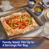 Reynolds Kitchens Parchment Cooking Bags, Family Size, Non-Stick Parchment Cooking Bags for the Oven and Microwave, Oven-Safe up to 425 Degrees, Great for Quick Family Meals, No-Mess Cleanup, 5 Pack(Cooking Bags)