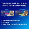 Reynolds Kitchens Slow Cooker Liners, Regular (Fits 3-8 Quarts), 4 Count (Pack of 12), 48 Total(4 Count (Pack of 12))
