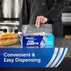 Reynolds Wrap Foodservice Aluminum Foil Roll with Built-In Cutter, Ideal for Restaurants, Catering, Cafeterias, and More, Easily Wraps Food and Lines Pans for Easy Cleanup, 1000 Square Feet(12 x 10.75 Inch)