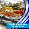Reynolds Wrap Foodservice Aluminum Foil Roll with Built-In Cutter, Ideal for Restaurants, Catering, Cafeterias, and More, Easily Wraps Food and Lines Pans for Easy Cleanup, 1000 Square Feet(1000 Sq Ft (Pack of 1))