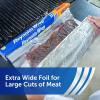 Reynolds Wrap Non Stick Heavy Duty Foil for Grilling, 18 Inch Heavy Duty Grill Foil, Freezer Safe and Grill Safe, Features Secure Easy Open and Close Tab, Extra Wide, 37.5 Total Sq. Ft.(25 feet by 18 inches or 37.5 square feet)