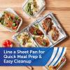 Reynolds Wrap Recycled Aluminum Foil, Recycled Foil Roll, Made From 100% Recycled Materials, With Secure Easy Open and Close Tab, 200 Sq. Ft.(200 Sq Ft)
