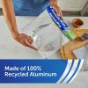 Reynolds Wrap Recycled Aluminum Foil Roll, Freezer Safe and Grill Safe Foil, Great for Foil Packets, 12 Inches Wide, 75 Total Sq. Ft.
