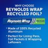 Reynolds Wrap Recycled Aluminum Foil Roll, Freezer Safe and Grill Safe Foil, Great for Foil Packets, 12 Inches Wide, 75 Total Sq. Ft.