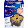 Reynolds Kitchens Air Fryer Liners Disposable, Unbleached Parchment Paper Sheets, 50 Count(Air Fryer Liners)