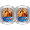 Reynolds Kitchens Heavy Duty Aluminum Pans for Roasting, 16 x 13 Inch, 1 Count(1 CT (Pack of 2))