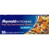 Reynolds Kitchens Parchment Cooking Bags, Family Size, Non-Stick Parchment Cooking Bags for the Oven and Microwave, Oven-Safe up to 425 Degrees, Great for Quick Family Meals, No-Mess Cleanup, 5 Pack(Pop-Up Sheets)
