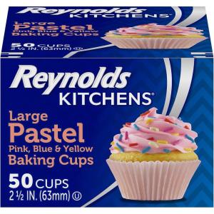 Reynolds Kitchens Baking Cups, Pastel, 50 Count
