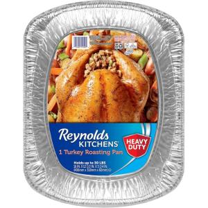 Reynolds Kitchens Heavy Duty Aluminum Pans for Roasting, 16 x 13 Inch, 1 Count(1 CT)