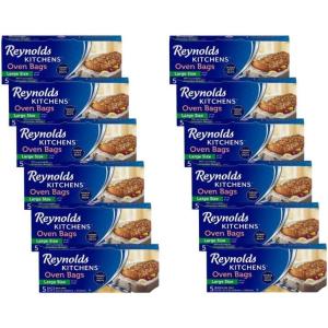 Reynolds Kitchens Large Oven Bags, 5 Count (Pack of 12)(Large (Up tp 8 lbs))