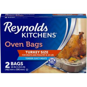 Reynolds Kitchens Large Oven Bags, 5 Count (Pack of 12)(Turkey Size (8 to 24 lbs))
