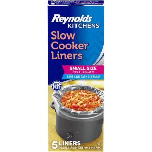 Reynolds Kitchens Slow Cooker Liners, Regular (Fits 3-8 Quarts), 4 Count (Pack of 12), 48 Total(5 Count)