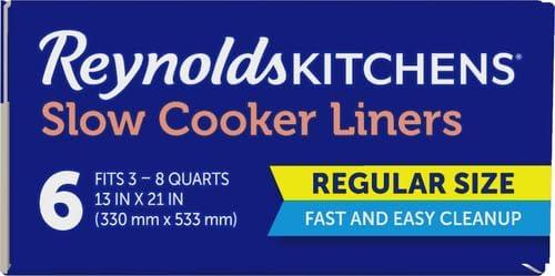 image:imageReynolds Kitchens Slow Cooker Liners Regular Fits 38 Quarts 6 Count6 Count Pack of 2