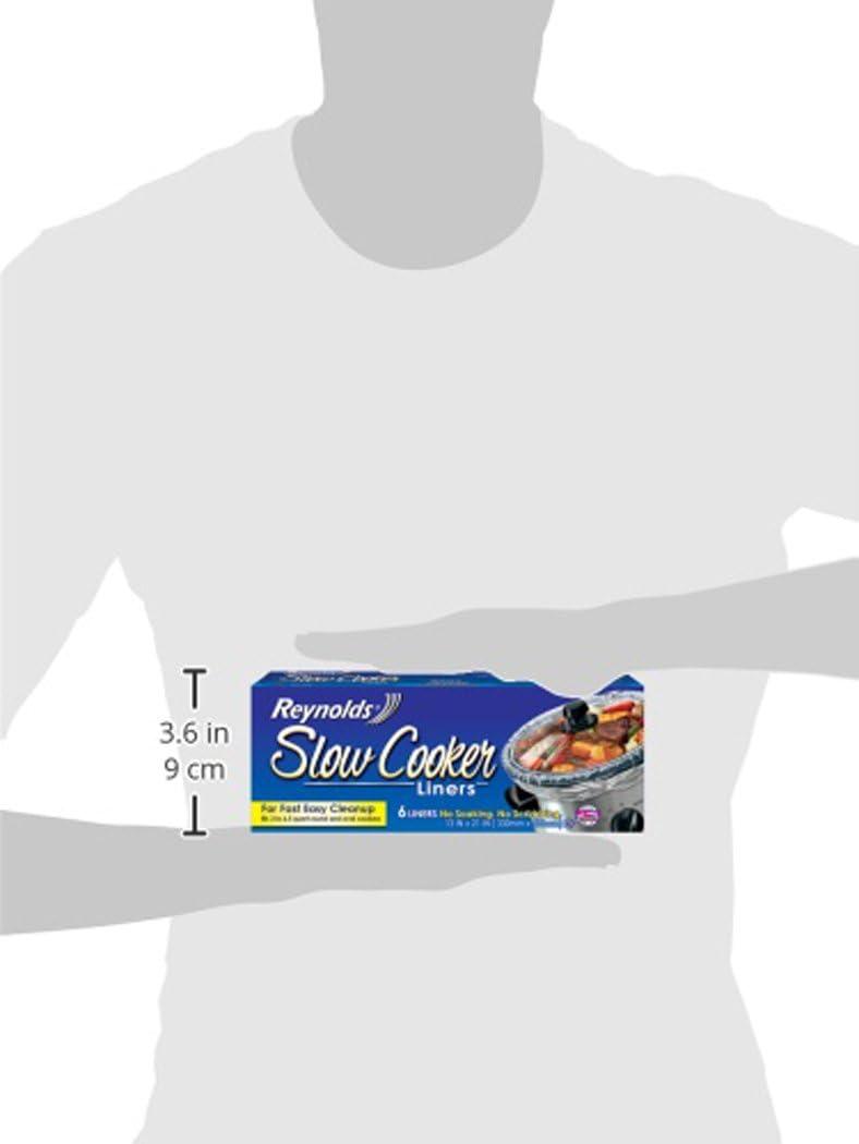 image:imageReynolds Kitchens Slow Cooker Liners Regular Fits 38 Quarts 6 Count6 Count Pack of 2