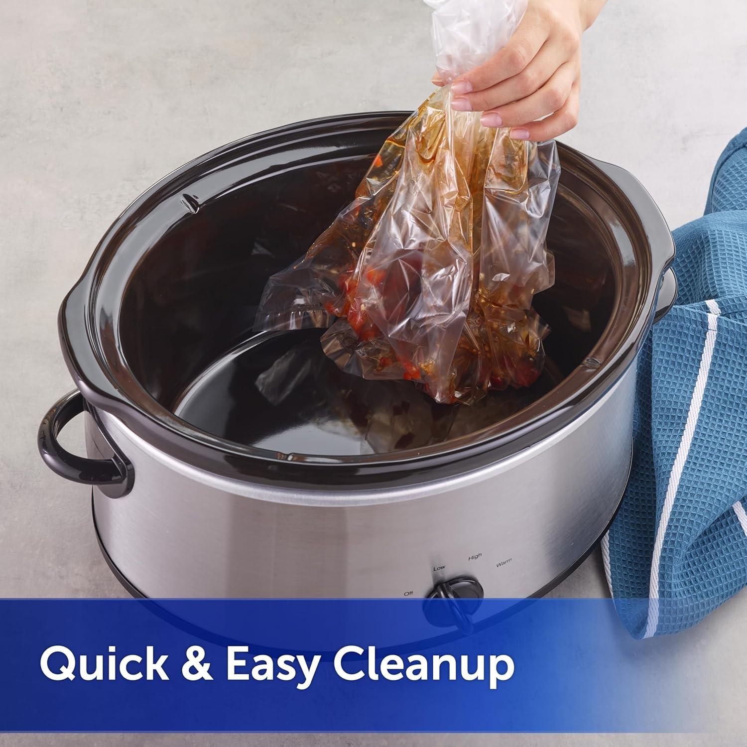 image:imageReynolds Kitchens Slow Cooker Liners Regular Fits 38 Quarts 6 Count8 Quarts