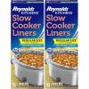 Reynolds Kitchens Slow Cooker Liners, Regular (Fits 3-8 Quarts), 6 Count(6 Count (Pack of 2))